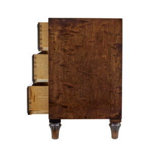 Swedish Art Deco Inlaid Birch Chest of Drawers — thumbnail 4