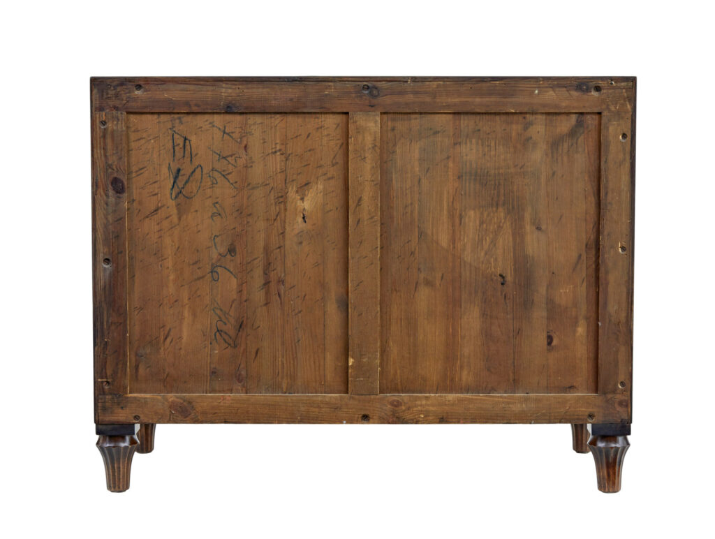 Swedish Art Deco Inlaid Birch Chest of Drawers — image 3