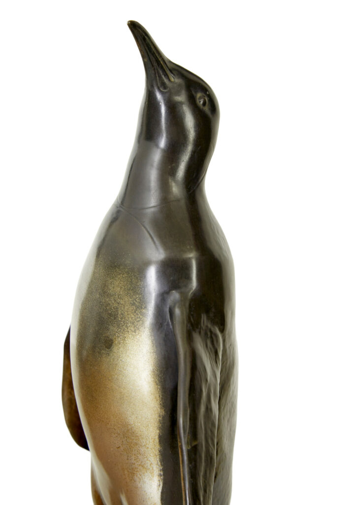 Pair of Art Deco Penguin and Alabaster Book Ends — image 8