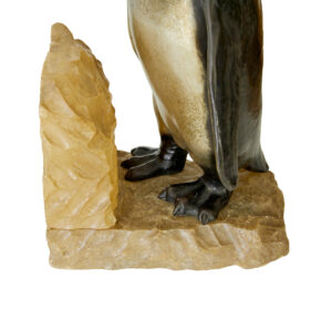 Pair of Art Deco Penguin and Alabaster Book Ends — thumbnail 6