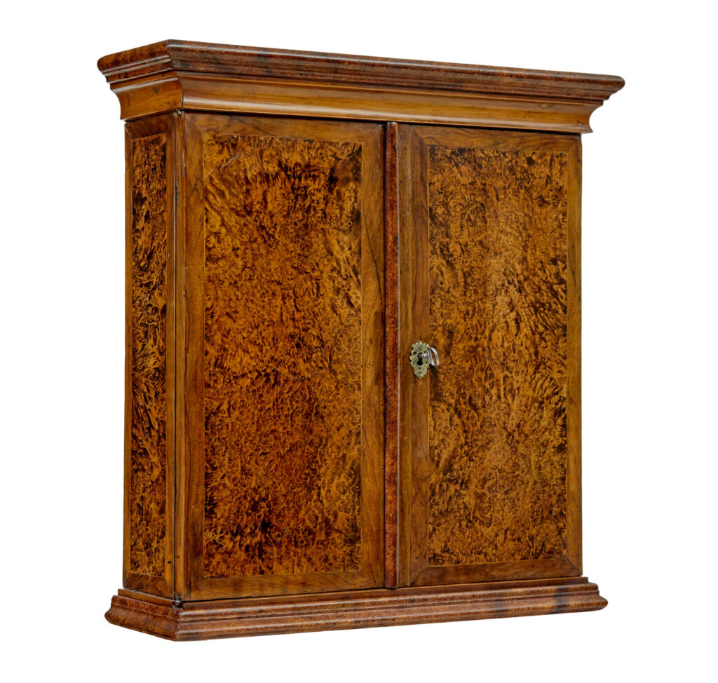Mid 19th Century Swedish Alder Root Wall Cupboard