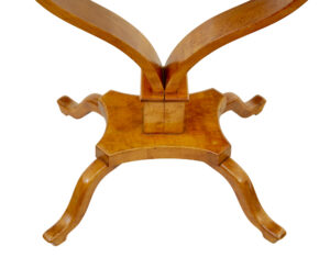 19th Century Swedish Birch Oval Side Table — thumbnail 5