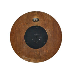 Zenith Art Deco Oak and Brass Wall Clock — thumbnail 3