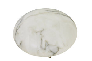 Swedish Alabaster Art Deco Hanging Dish Light — thumbnail 4