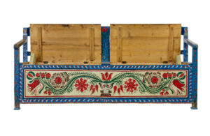 19th Century Traditional Hand Painted Bench — thumbnail 10