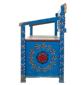 19th Century Traditional Hand Painted Bench — thumbnail 8