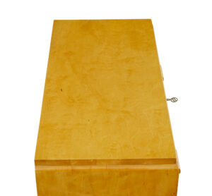 Swedish Mid Century Small Birch Chest of Drawers — thumbnail 3