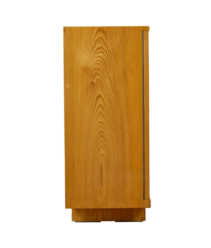 Swedish Art Deco Inlaid Elm Low Bookcase by  Mjölby Intarsia — image 7