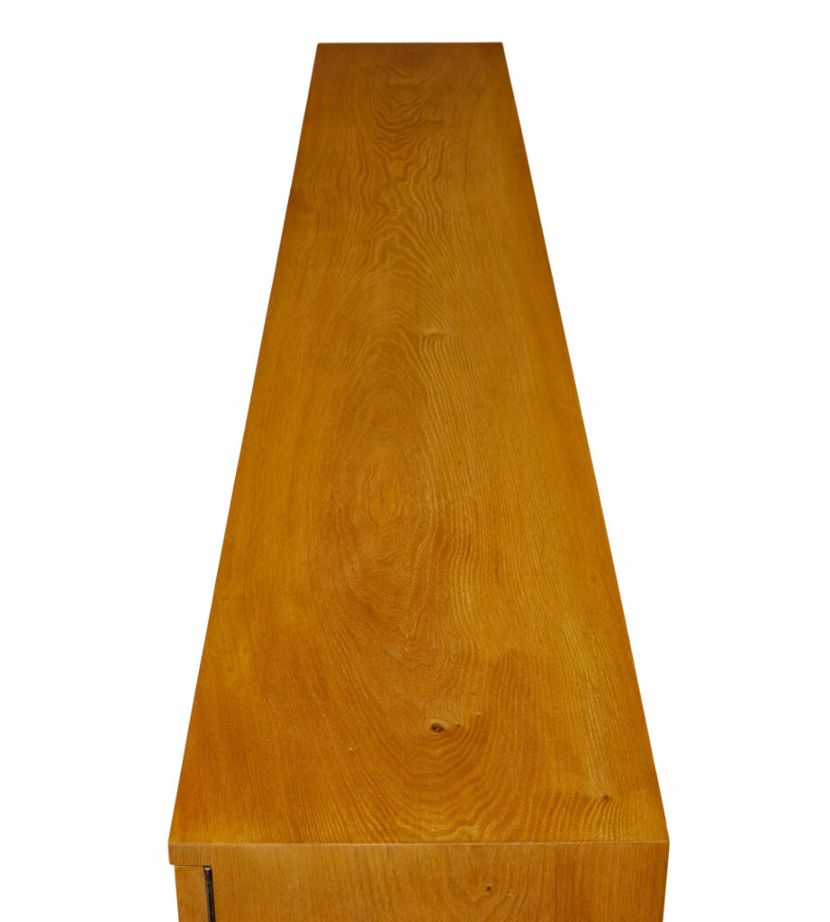 Swedish Art Deco Inlaid Elm Low Bookcase by  Mjölby Intarsia — image 2