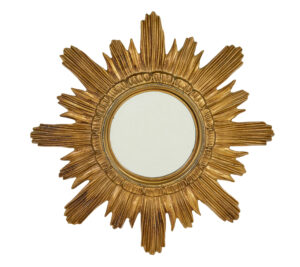 Small Pair of 20th Century Italian Sunburst Mirrors — thumbnail 6
