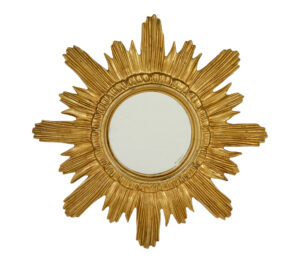 Small Pair of 20th Century Italian Sunburst Mirrors — thumbnail 5