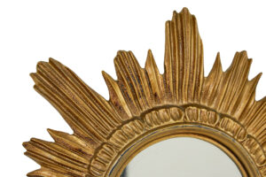 Small Pair of 20th Century Italian Sunburst Mirrors — thumbnail 3