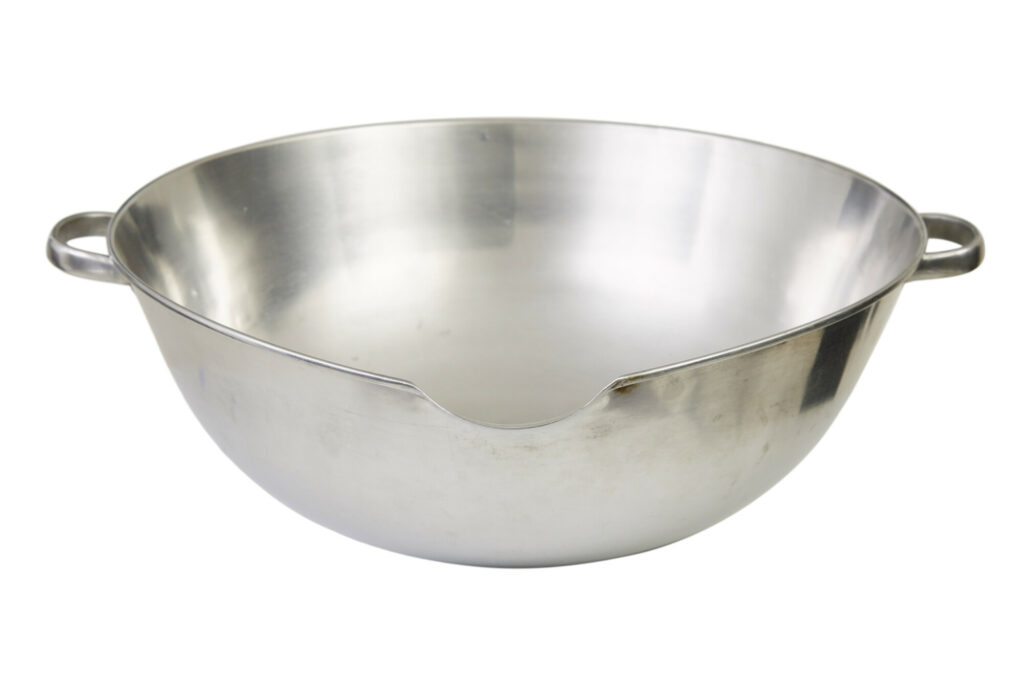 Mid Century Stainless Steel Bowl