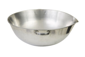 Mid Century Stainless Steel Bowl — thumbnail 3