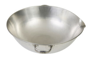 Mid Century Stainless Steel Bowl — thumbnail 2
