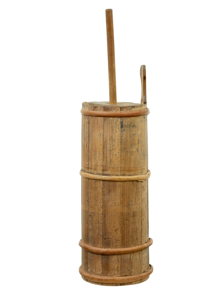 Traditional 19th Century Scandinavian Pine Butter Churn — image 3