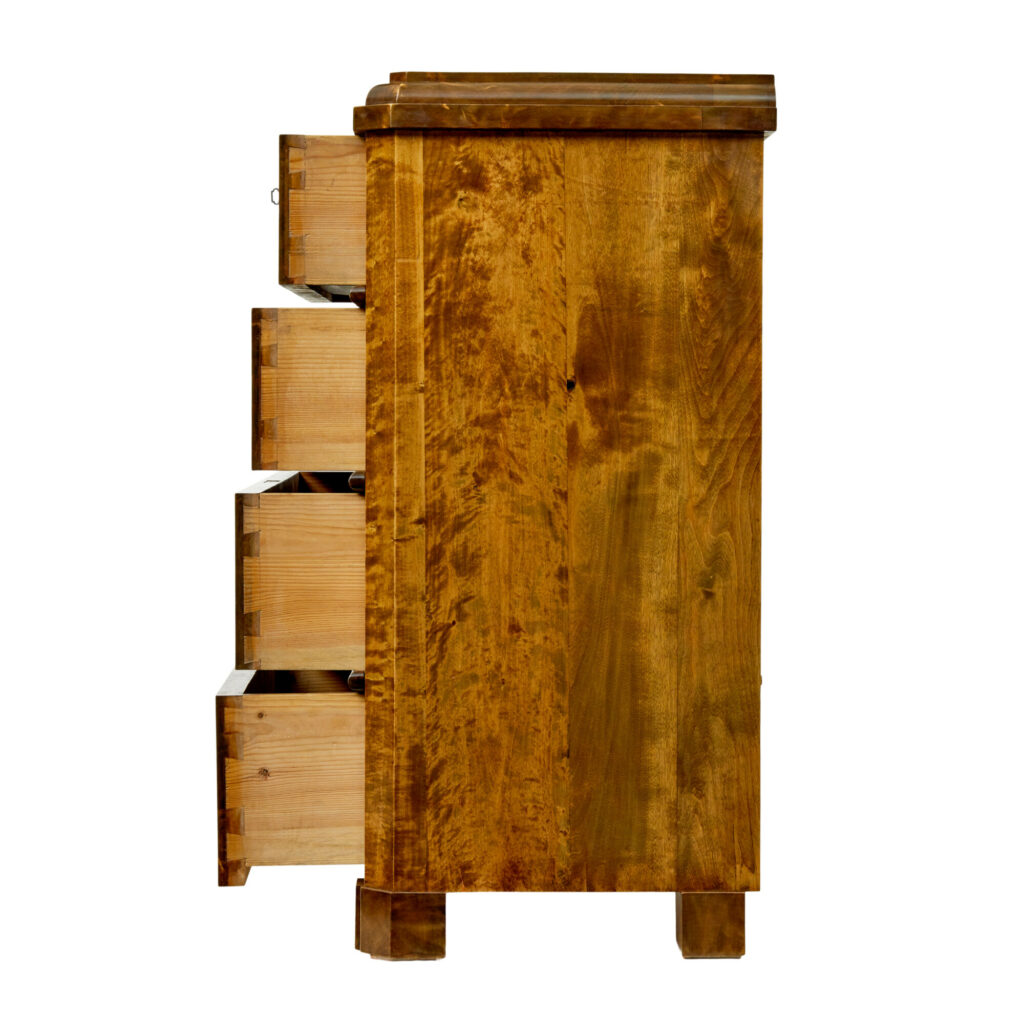 19th Century Swedish Birch Chest of Drawers — image 6