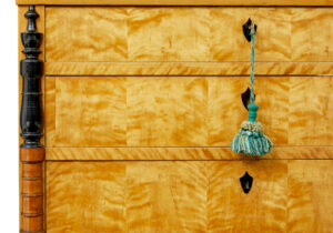 19th Century Karl Johan Swedish Birch Chest of Drawers — thumbnail 7