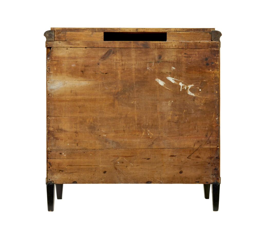 19th Century Karl Johan Swedish Birch Chest of Drawers — image 3