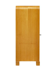 Mid Century Scandinavian Low Open Bookcase in Elm — thumbnail 7
