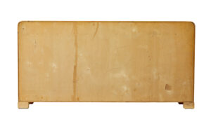 Mid Century Scandinavian Low Open Bookcase in Elm — thumbnail 6