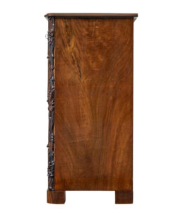 19th Century Swedish Burr Walnut Chest of Drawers — thumbnail 8