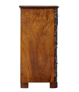 19th Century Swedish Burr Walnut Chest of Drawers — thumbnail 6