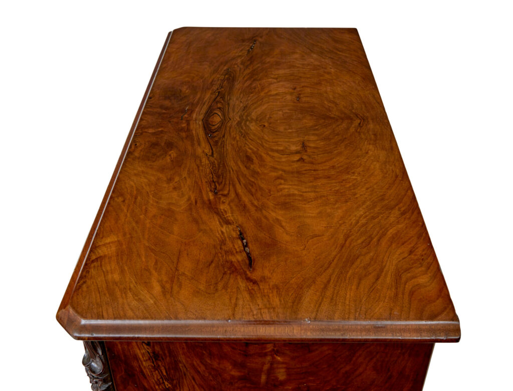 19th Century Swedish Burr Walnut Chest of Drawers — image 3