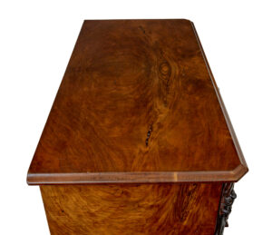 19th Century Swedish Burr Walnut Chest of Drawers — thumbnail 2