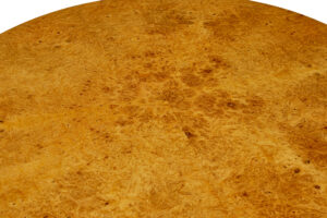 Scandinavian Burr Birch Art Deco Circular Coffee Table — thumbnail 4