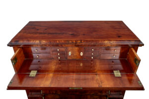 19th Century Biedermeier Swedish Mahogany Secretaire Chest — thumbnail 5