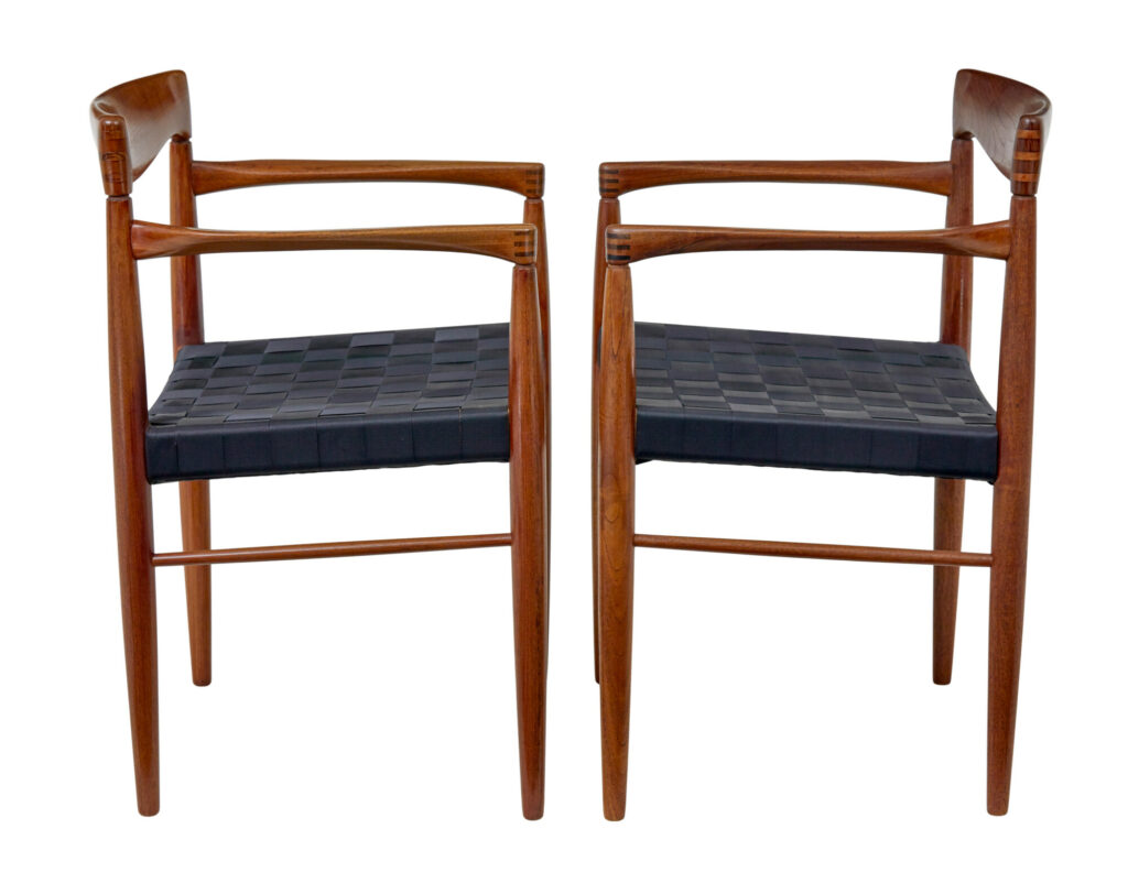 Pair of Mid Century Teak Armchairs by Bramin — image 6