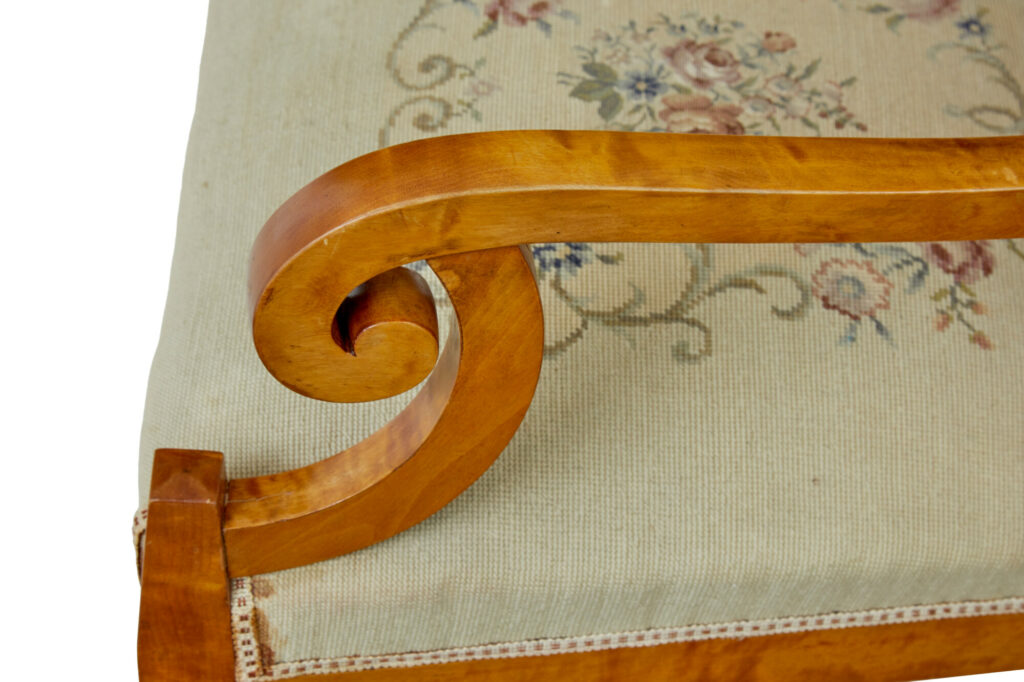 Pair of Early 20th Swedish Birch Armchairs — image 2