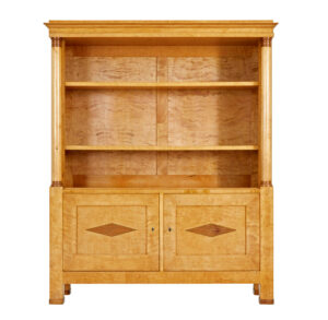 Early 20th Century Birch Empire Revival Bookcase — thumbnail 3
