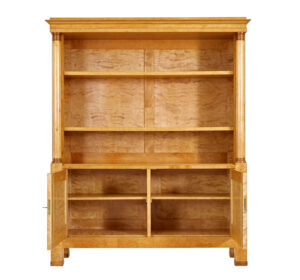 Early 20th Century Birch Empire Revival Bookcase — thumbnail 2