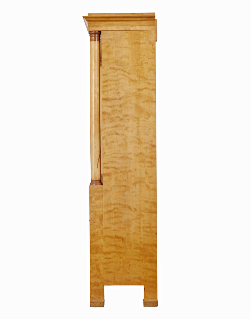 Early 20th Century Birch Empire Revival Bookcase — image 7
