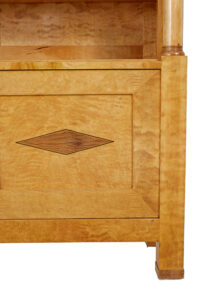 Early 20th Century Birch Empire Revival Bookcase — thumbnail 4