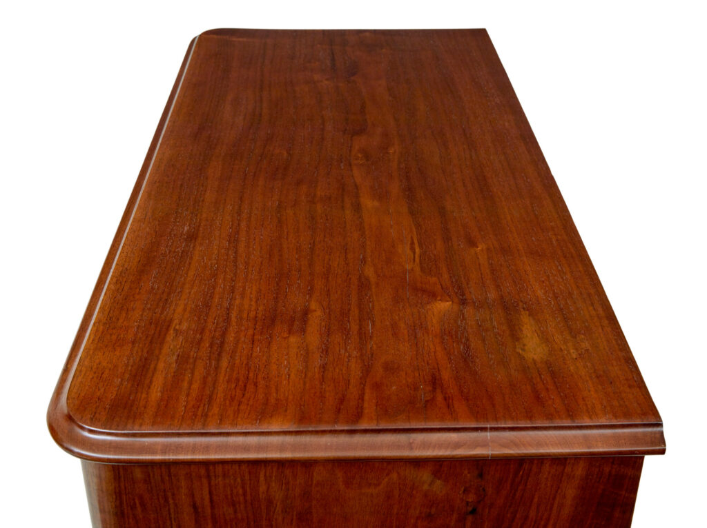 19th Century Scandinavian Burr Walnut Chest of Drawers — image 3