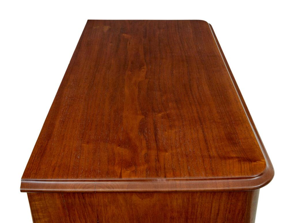 19th Century Scandinavian Burr Walnut Chest of Drawers — image 2
