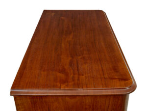 19th Century Scandinavian Burr Walnut Chest of Drawers — thumbnail 2
