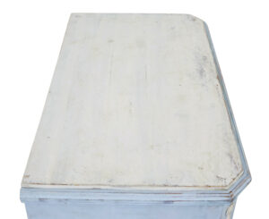 Pair of 19th Century Carved Swedish Painted Chest of Drawers — thumbnail 3