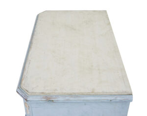 Pair of 19th Century Carved Swedish Painted Chest of Drawers — thumbnail 2
