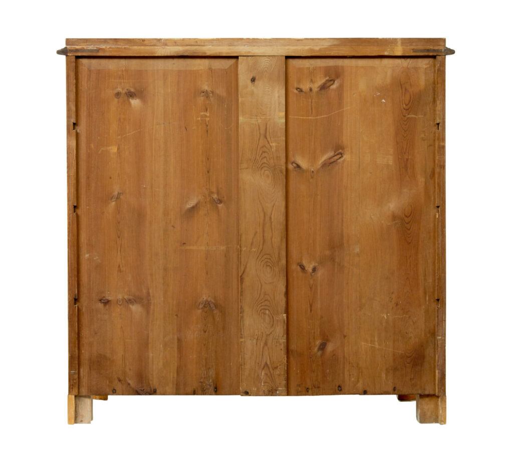 Swedish 19th Century Carved Birch Chest of Drawers — image 4