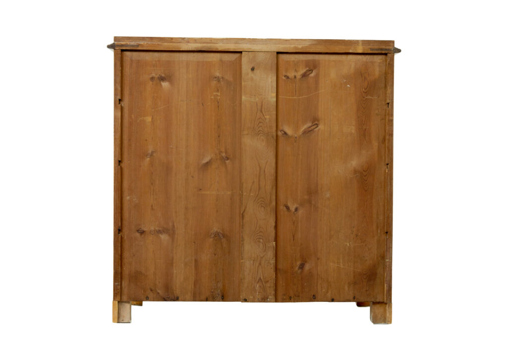 Swedish 19th Century Carved Birch Chest of Drawers — image 3