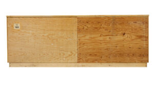 Mid Century Swedish Elm Low Bookcase by Tmf Ab — thumbnail 7