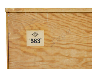 Mid Century Swedish Elm Low Bookcase by Tmf Ab — thumbnail 2