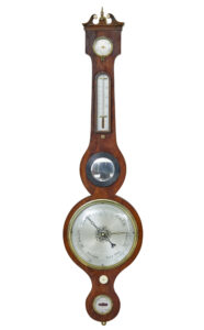 19th Century Mahogany Barometer — thumbnail 1