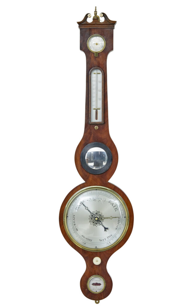 19th Century Mahogany Barometer