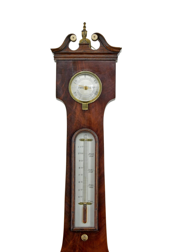 19th Century Mahogany Barometer — image 4