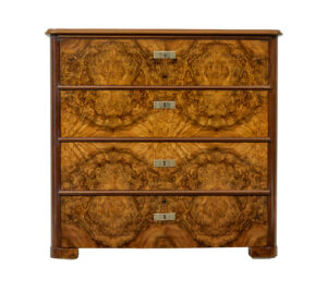 19th Century Burr Walnut Swedish Chest of Drawers — thumbnail 8